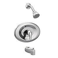Moen Chateau Chrome Single Handle Posi-Temp Eco-Performance Shower Faucet Set, Valve Included, L2369EP