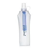 Water Bottle Filter Container BPA Free Outdoor Filtered Water Bag for Sport Camping and Hiking