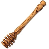 Handmade and Hand Crafted Olive Wood - Honey Dipper (Length 6