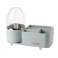 Makeup Organizers,Portable Cosmetic display case, Makeup caddy for Dorm, Cosmetic Storage Box (Color : E, Size : 34cm)