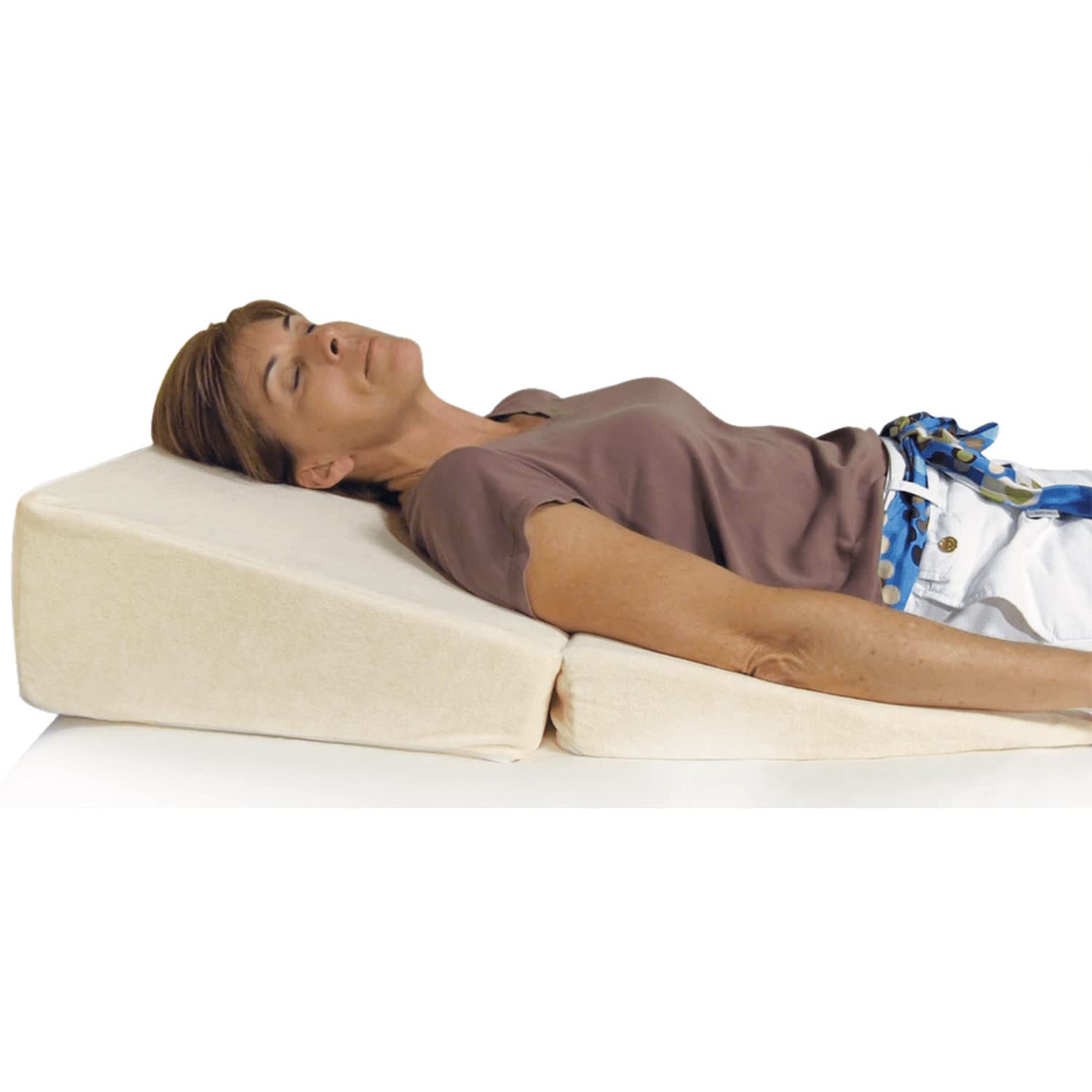 Contour Folding Bed Wedge (12X24X24) Provides Gradual Support for Acid Reflux Products