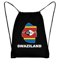 Swaziland Country Map Color Sport Bag 18
