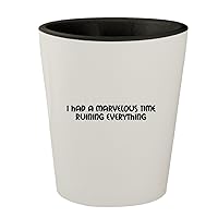 I Had A Marvelous Time Ruining Everything - White Outer & Black Inner Ceramic 1.5oz Shot Glass