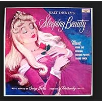 WALT DISNEY'S SLEEPING BEAUTY - vinyl lp. HAIL TO THE PRINCESS AURORA - THE GIFTS OF BEAUTY AND SONG MALEFICENT APPEARS TRUE LOVE CONQUERS ALL - BLUE BIRD--I WONDER, ETC.ETC.- MUSIC ADAPTED BY GEORGE BURNS - FROM THE TCHAIKOVSKY BALLET