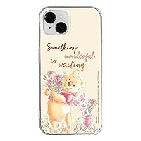 ERT GROUP Mobile Phone case for iPhone 14 Original and Officially Licensed Disney Pattern Winnie The Pooh & Friends 041 optimally adapted to The Shape of The Mobile Phone, case Made of TPU