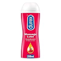 Durex Play 2in1 Light & Non Greasy Stimulating Massage Lubricant with Arousing Guarana - 200ml