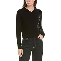 Vince Women's Cropped V Nk Pullover