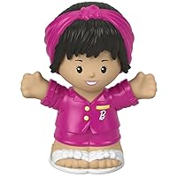 Replacement Part for Fisher-Price Little People Sleepover Fun Playset - HGP68 ~ Inspired by Barbie You Can Be Anything Dollhouse Series ~ Asian American Girl in Pink Pajamas