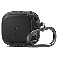 Spigen Classic Fit Designed for Airpods 3rd Generation Case with Keychain, Premium Fabric Airpods 3 Case (2021) - Black
