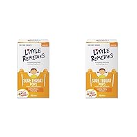 Little Remedies Sore Throat Pops, Made with Real Honey, 10 Count(Pack of 2)
