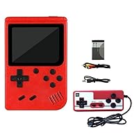 Retro Classic Video Game Console Portable Mini Handheld 8-Bit 3.0 Inch LCD Kids Game Player Built-in 400 Games Consola Red