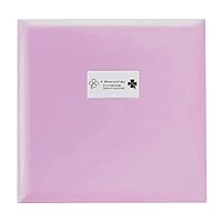 King 793300 Anniversary an-2 System Photo Mount Cover Only, 4 Sides, Pink