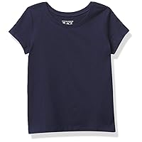 The Children's Place Baby Girls' and Toddler Short Sleeve T-Shirt, Tidal Single, 18-24 Months