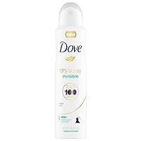 Dove Antiperspirant Deodorant Sheer Cool Invisible Dry Spray 3.8 oz (Pack of 2)