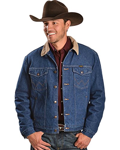 Mua Wrangler Men's Western Style Lined Denim Jacket trên Amazon Mỹ chính  hãng 2023 | Fado