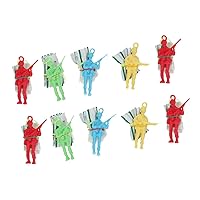 20 Pcs Cool Parachute Soldier Flying Solider Parachute Toy Parachute for Kids Paratrooper Toy Toys for Kids Fun Parachute Party Favors Mini Parachute Child Small Statue