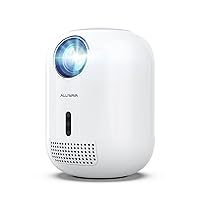 [Auto Focus/6D Keystone]PR350 Portable Mini Projector with 5G WiFi 6 and Bluetooth, Native 4K 1080P Outdoor Video Projector, Smart Home Theater System Compatible with iOS/Android/HDMI/USB