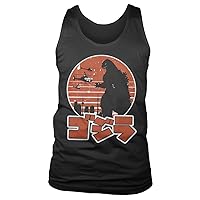 Godzilla Officially Licensed Japanese Logo Mens Tank Top Vest