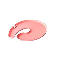 KNORK Eco Single Party Wine Holder, Appetizer Plate, Coral