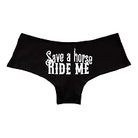 Save A Horse Ride Me Women's Boyshort Underwear Panties