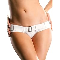 Stretch Micro Shorts with Belt and Scrunch Butt