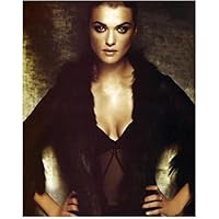Rachel Weisz 8 inch x 10 inch Photograph The Mummy Constantine The Fountain Wearing Black Lingerie Hands on Hips kn