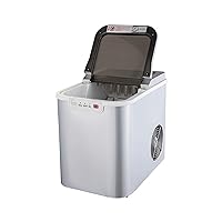 Home Ice Machine Dormitory Students Commercial Milk Tea Shop Intelligent Automatic Round Ice Making Machine (Color : E, Size : As Shown)