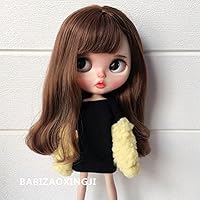 Clothes for Blythe Doll Licca Azone Ob24 Lijia Cloth T-Shirt Jeans Baby Dress Skirt (Yellow)