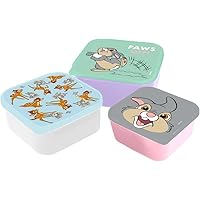 Stor Set of 3 Bambi Nesting Snack Boxes - Disney Classics