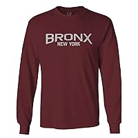 Vintage New York Bronx NYC Cool Hipster Street wear Long Sleeve Men's