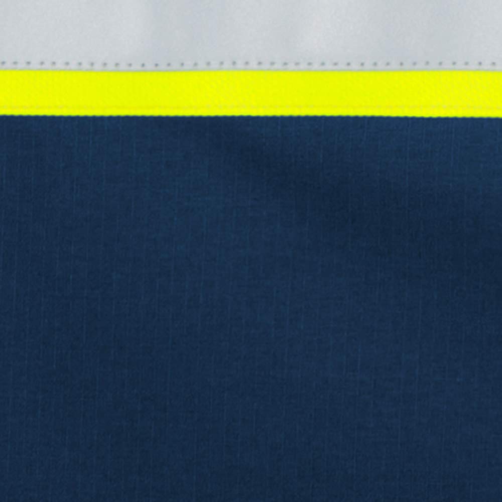 Red Kap mens Hi-vis Colorblock Ripstop Work - Type O, Class 1 Shirt, Fluorescent Yellow/Navy, XX-Large Tall US
