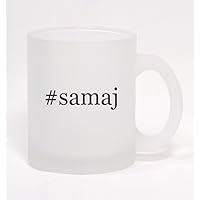 #samaj - Hashtag Frosted Glass Coffee Mug 10oz