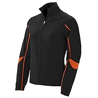 Augusta Sportswear Womens Quantum Jacket L Black/Orange