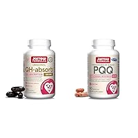 CoQ10 Ubiquinol 100mg 120 Softgels & PQQ 20mg 60 Capsules - Mitochondrial & Heart Health
