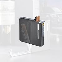 New Automatic Cigarette Case Dispenser with Built in Torch Lighter for 20 Cigarettes