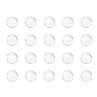 uxcell 5.5mm Solid Round Clear Glass Ball Boiling Stones Soda Lime Glass Beads 500pcs