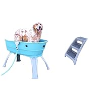 Booster Bath Elevated Pet Bathing Large with Steps