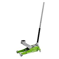 Tools 3 Ton (6,000 lbs.) Hybrid Heavy Duty Aluminum and Steel Low Profile Floor Jack with Dual Pistons Reinforced Lifting Arm (A20001)