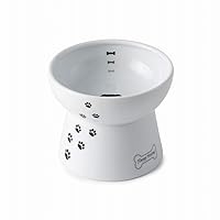 Necoichi Raised Dog Food Bowl, Elevated, for Dogs and Cats, Pets Feeding Feeder Non-Slip for Small Dogs Dishwasher and Microwave Safe, No.1 Seller in Japan! (Dog, Food Bowl)