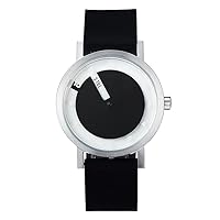 Men's Watch Till 40mm Silicone Black Band