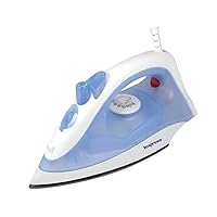 Basic Clothing Iron | Non-Stick | Compact | Spray | Adjustable Steam | Fabric Selector | Swivel Cord | Lightweight | 1200-Watt (Blue)