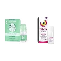 Hydration Boost Drops 2 Pack and iVIZIA Sterile Lubricant Eye Drops for Dry Eyes, Preservative Free, Moisturizing, 0.33 fl oz