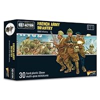 Warlord Games Bolt Action French Army Infantry 1:56 WWII Table Top Wargaming Plastic Model Kit 402015504