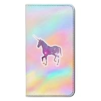 RW3203 Rainbow Unicorn PU Leather Flip Case Cover for Samsung Galaxy A13 4G