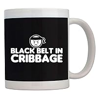 BLACK BELT IN Cribbage Mug 11 ounces ceramic