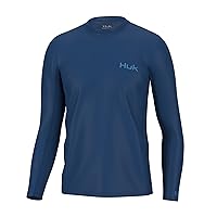 HUK Men's Icon X Long Sleeve, Performance Fishing Shirt