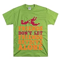 Shirt Funny Not Letting Friends Skydive Alone Funny Skydiving Jumping Parachuting sports T-Shirt Unisex Heavy Cotton Tee