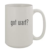 got wart? - 15oz Ceramic White Coffee Mug, White