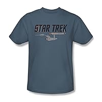 Star Trek - Mens Entreprise Logo T-Shirt in Slate