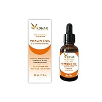 100% Pure Vitamin E Oil 30,000 IU for Skin, Face, Body, Hair & Nail. 30 ml (pack of 1)